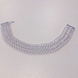 Sterling silver chain bracelet​